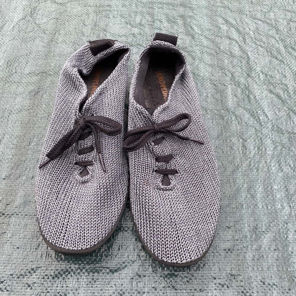 Titanium Arcopedico Lace Up Shoes